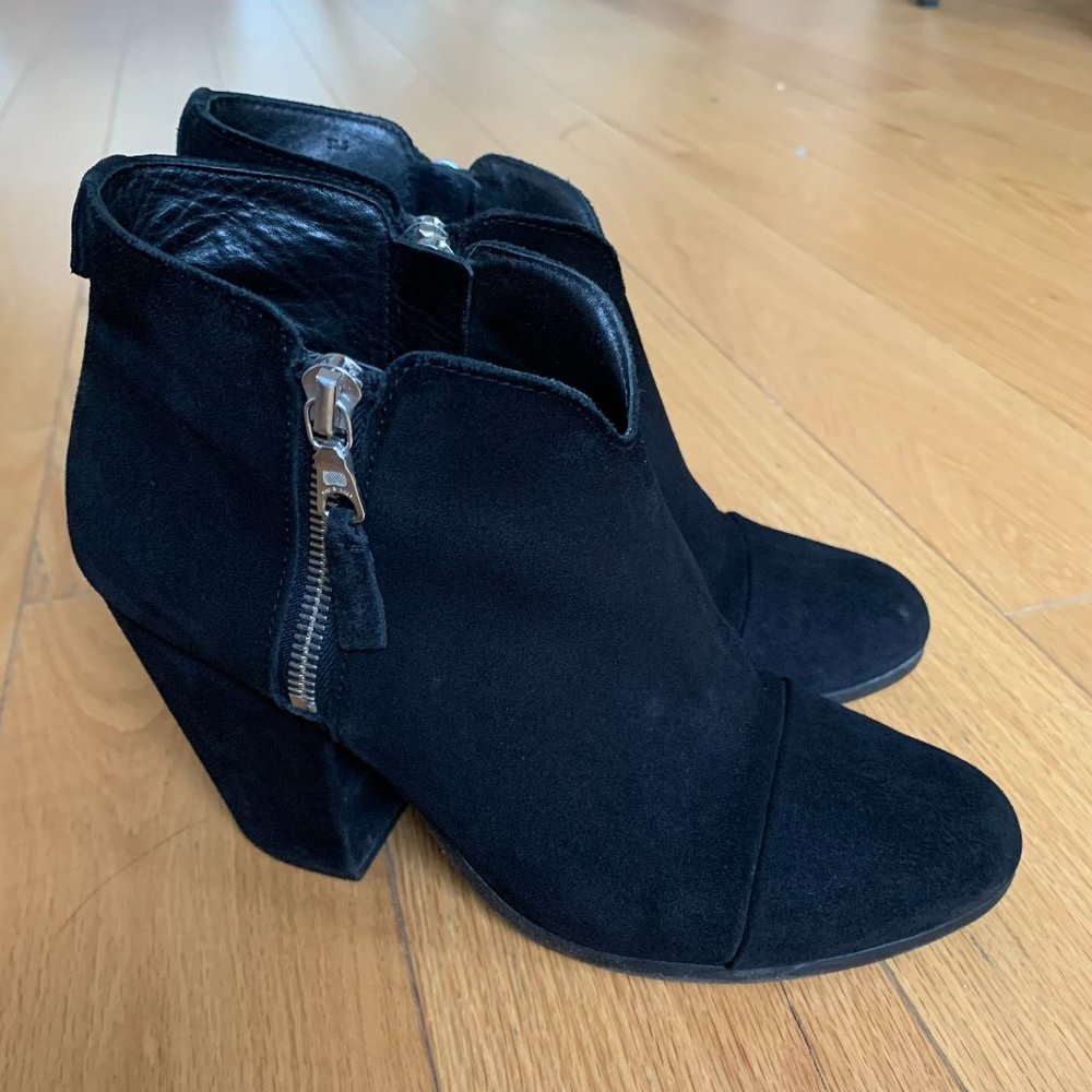 Black Rag & Bone Margot Booties (Size 38.5)
